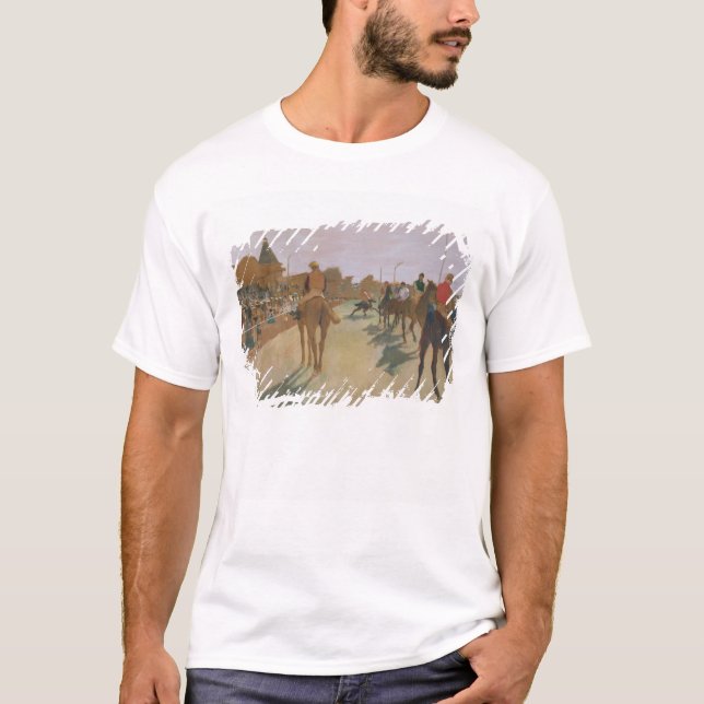 T-shirt Chevaux de course d'Edgar Degas | devant les (Devant)