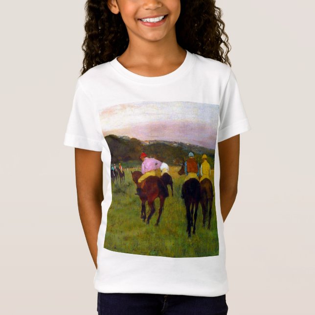 T-Shirt Chevaux de course Edgar Degas à Longchamp (Devant)
