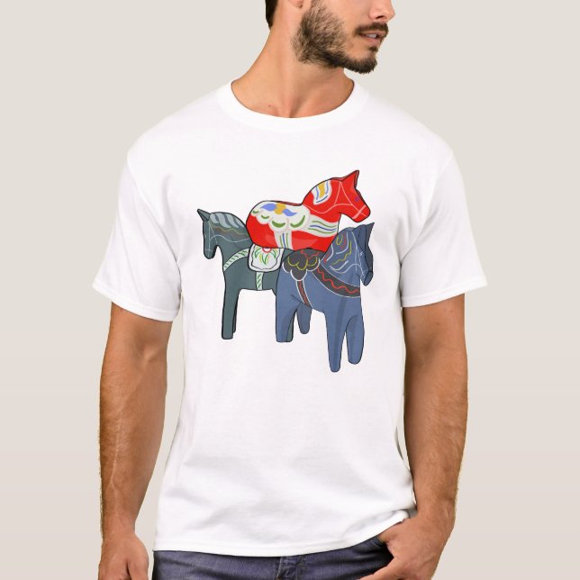 T-shirt Chevaux de Dala (Devant)