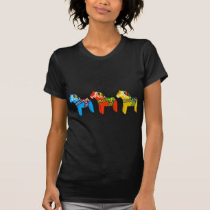 T-shirt Chevaux de Dala de Suédois