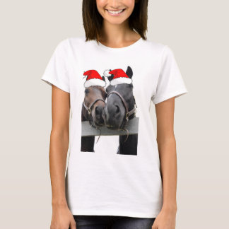 T-shirt Chevaux de Noël
