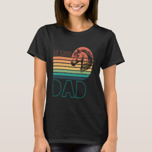 T-shirt Chevaux Équestres J'aime Hommes Femmes Cheval Papa