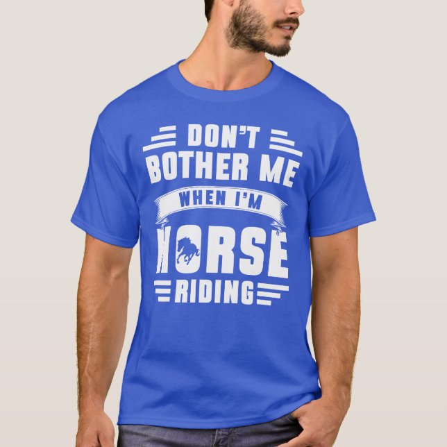 T-shirt Chevaux Hobby rétro (Devant)