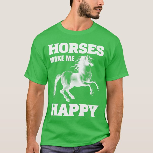 T-shirt Chevaux Me Rendre Joyeuse famille d'instructeurs d (Devant)