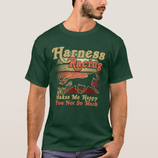 T-shirt Chevaux Me Rendre Joyeux Harnais Course Chevaux Lo