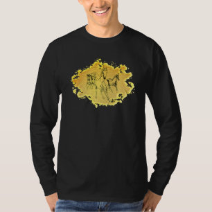 T-shirt Chevaux Motif Cheval Elégant Mane Animaux colorés 