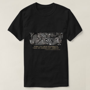 T-shirt Chevaux pas zèbres