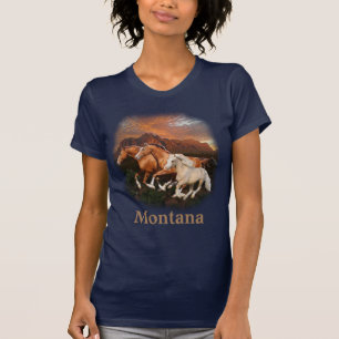 T-shirt Chevaux Sauvages