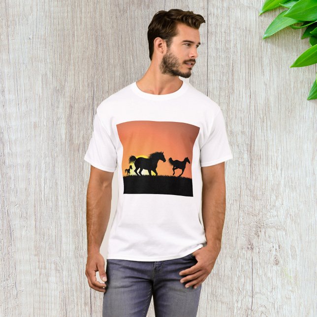 T-shirt Chevaux sauvages (Créateur téléchargé)