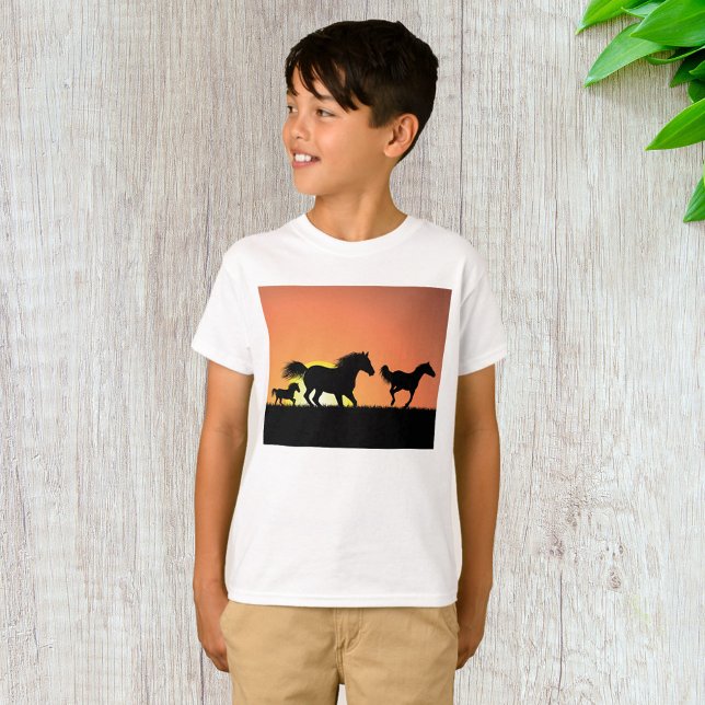 T-shirt Chevaux sauvages (Créateur téléchargé)