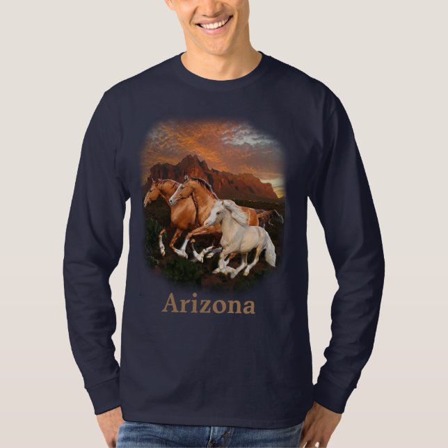 T-shirt Chevaux sauvages (Devant)