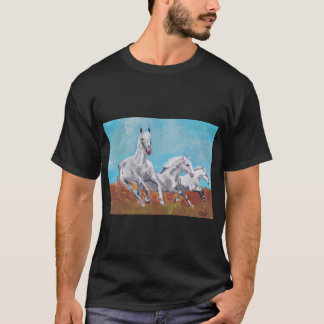 T-shirt Chevaux sauvages