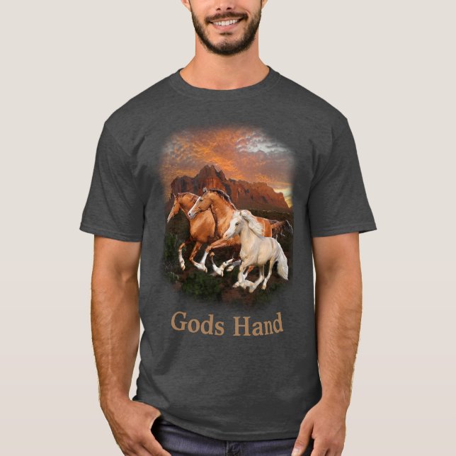 T-shirt Chevaux sauvages d'Arizona (Devant)
