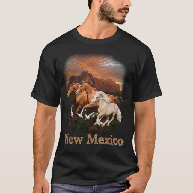 T-shirt Chevaux sauvages d'Arizona (Devant)