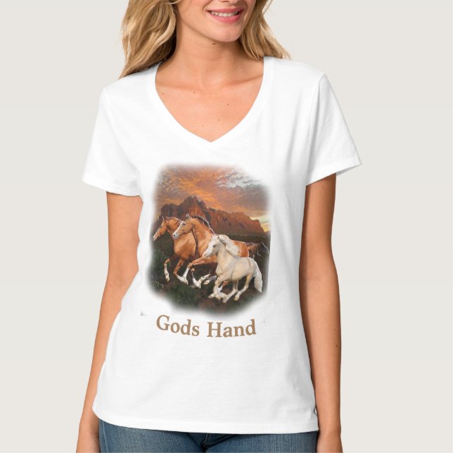 T-shirt Chevaux sauvages d'Arizona (Devant)
