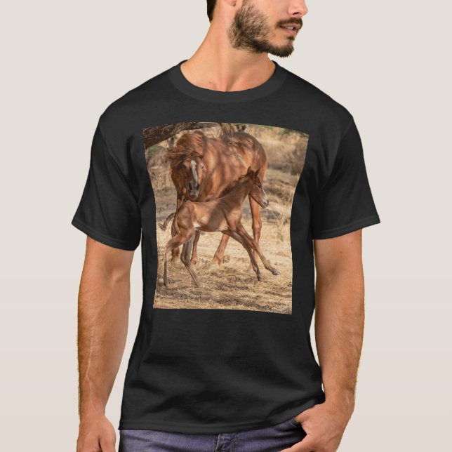T-shirt Chevaux sauvages de la rivière Salt (Devant)