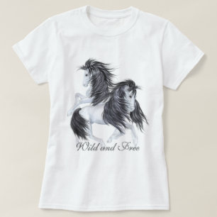 T-shirt Chevaux sauvages et libres