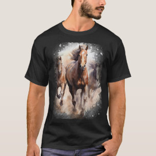 T-shirt Chevaux Sauvages Sabots Tonnants