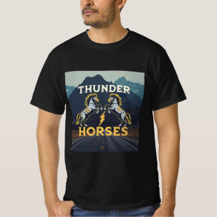 T-shirt Chevaux Thunder - Majestic Storm Riders