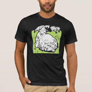 T-shirt Chevaux Victoriens Coupés Sur T Chemise