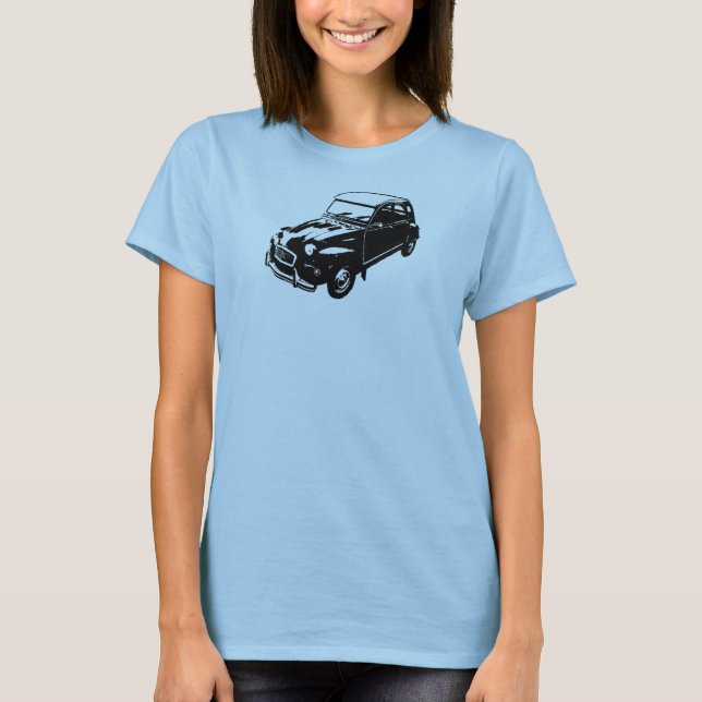 T-shirt Chevaux vintage de deux (Devant)