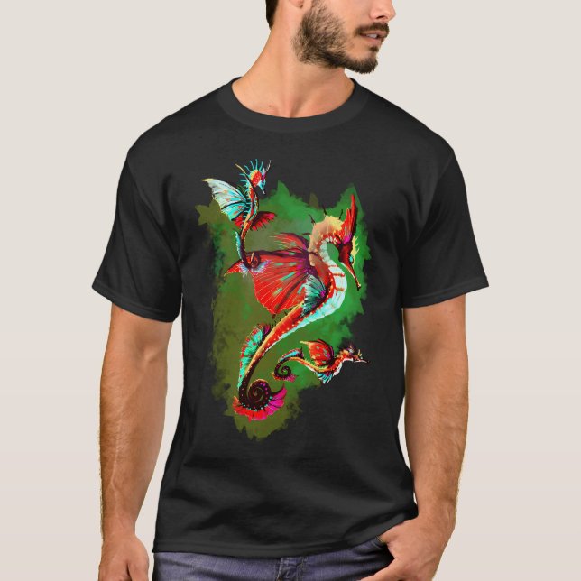 T-shirt ChevauxCélestes Rouge (Devant)