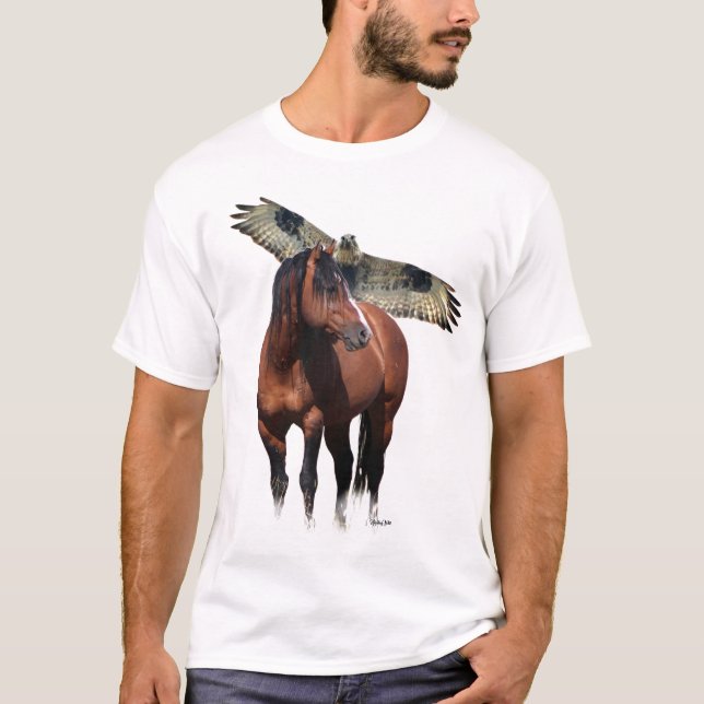 T-shirt Chevêches Wild Stallion "HONOR"  (Devant)