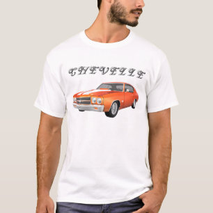 T-shirt Chevelle 1970 solides solubles : Finition orange :