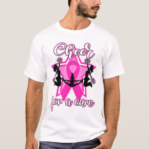 T-shirt Cheveux Cancer du sein Chemise rose ruban Pom-pom 