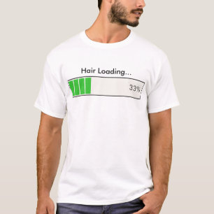 T-shirt Cheveux chargeant 33 pour cent