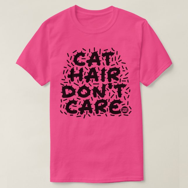 T-shirt cheveux chat (Design devant)