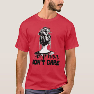 T-shirt Cheveux de camping, on s'en fiche, vie de camping,