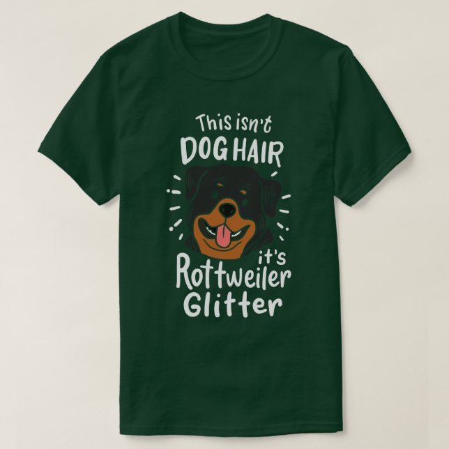 T-shirt Cheveux de chien Rottweiler (Design devant)