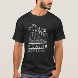 T-shirt Cheveux de Dessous de verre à rouleaux