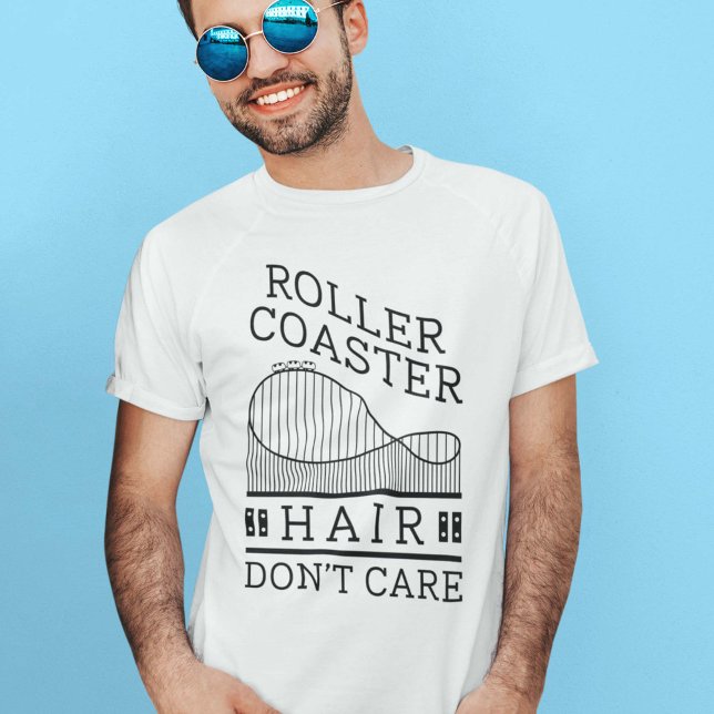 T-shirt Cheveux de Dessous de verre à rouleaux (roller coaster hair shirt)