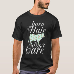 T-shirt Cheveux de grange, on s'en fiche Vache T