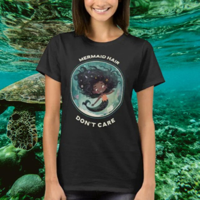 T-shirt Cheveux de Sirène, On S'en Fout (Créateur téléchargé)