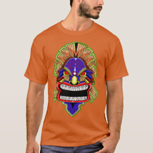 T-shirt Cheveux en bois de Masque Tiki