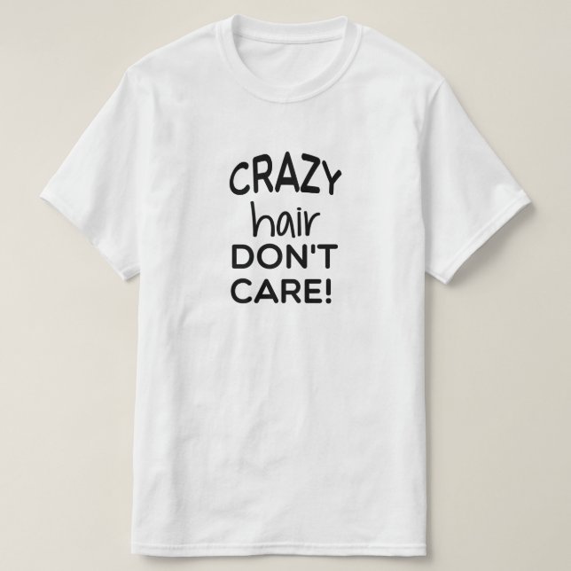 T-shirt Cheveux folle (Design devant)