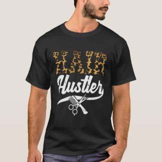 T-shirt Cheveux Hustler Leopard Coiffeur Liste de cheveux