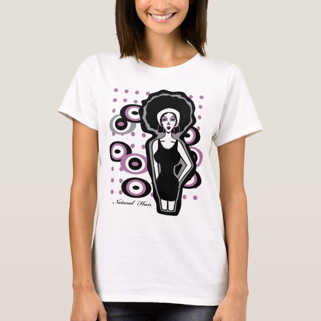 T-shirt Cheveux naturels (Devant)