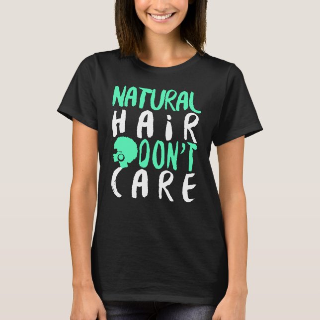 T-shirt Cheveux naturels en édition limitée (Devant)