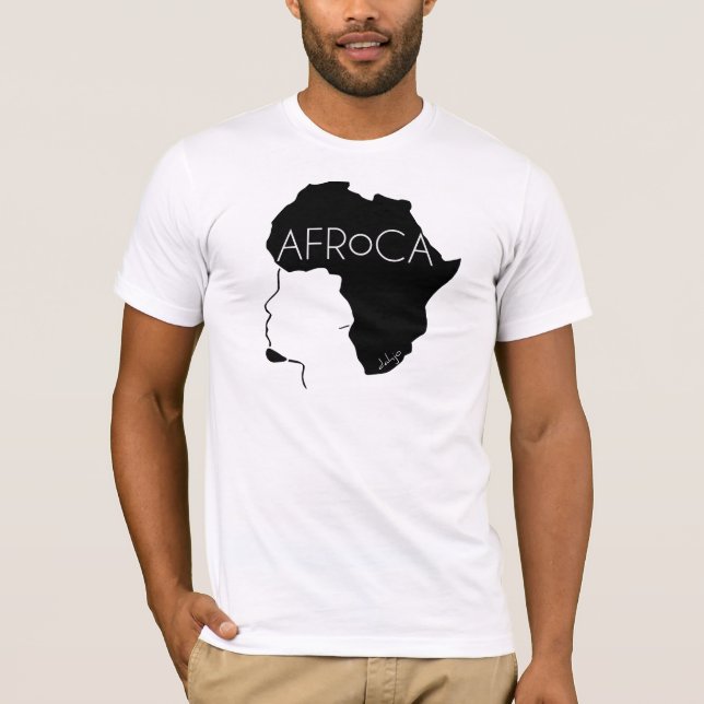 T-shirt Cheveux noirs naturels Afro (Devant)