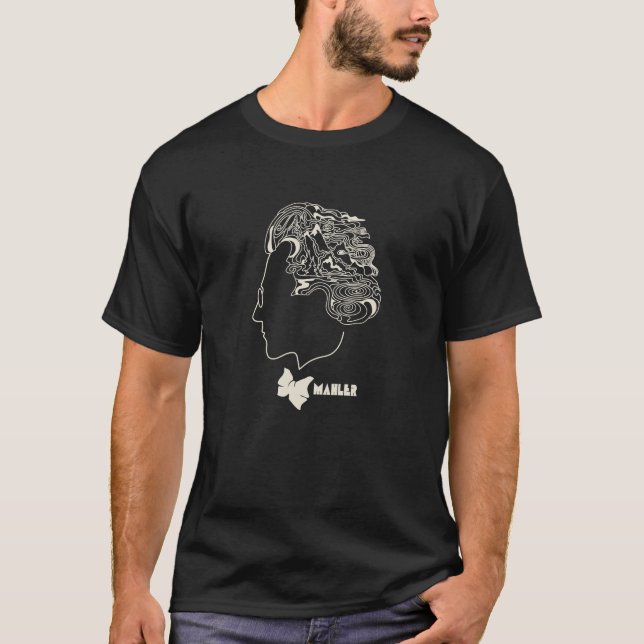 T-shirt Cheveux psychédéliques du compositeur 60s de (Devant)