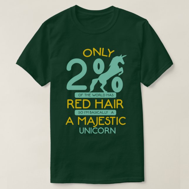 T-shirt Cheveux rouges (Design devant)