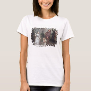 T-shirt Cheville Woffington comme Rosalind avec Celia et