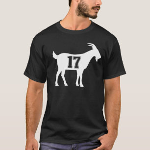 T-shirt Chèvre 17 G.O.A.T. Numéro Dix-sept chèvre