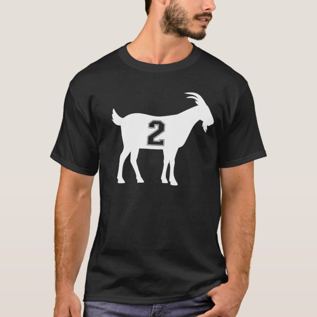 T-shirt Chèvre 2 G.O.A.T. Numéro Deux chèvre (Devant)