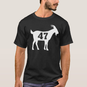 T-shirt Chèvre 47 G.O.A.T. Nombre Quarante-sept chèvres