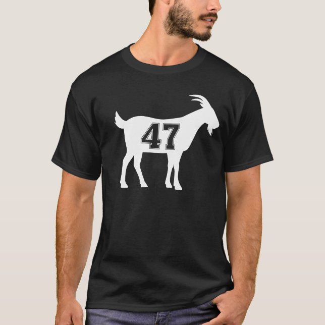T-shirt Chèvre 47 Trump Numéro 47 Président Trump Chèvre 4 (Devant)